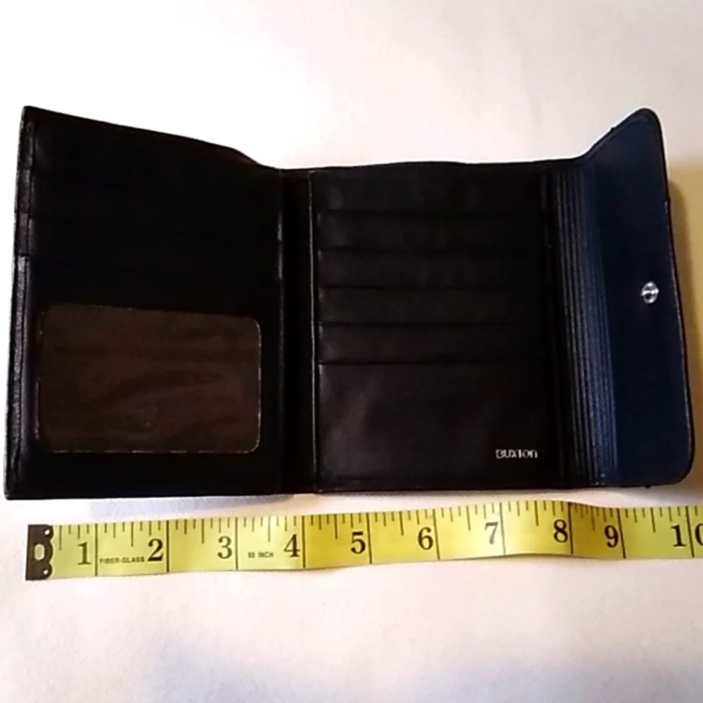 Buxton Leather US Wallet Sz 4